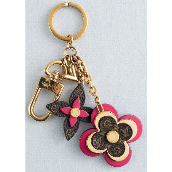 Louis Vuitton Blooming Flower Charm Keyring OB0169 - Picture 1 of 10